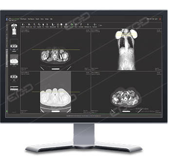 نمایشگر تصاویر دایکام در ایستگاه های کاری